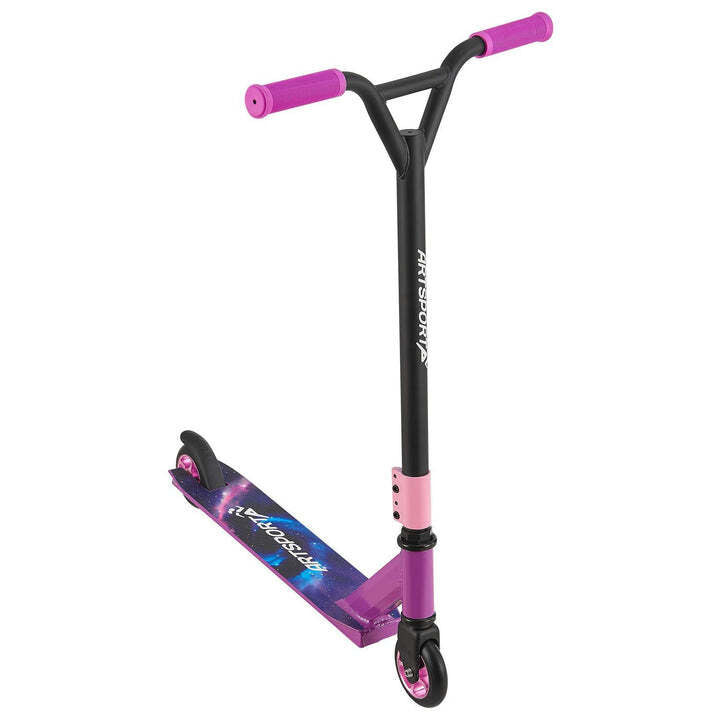 Stunt Scooter Kinder Galactic Cruiser Stunt Roller 360° Lenker 100 mm Lila - 4260565526391