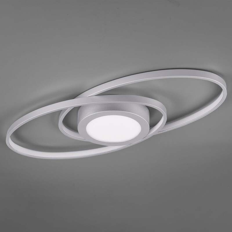 Reality Deckenleuchte dimmbar LED Lampe Leuchte titanfarben 3000K 57x23cm - 4017807446227