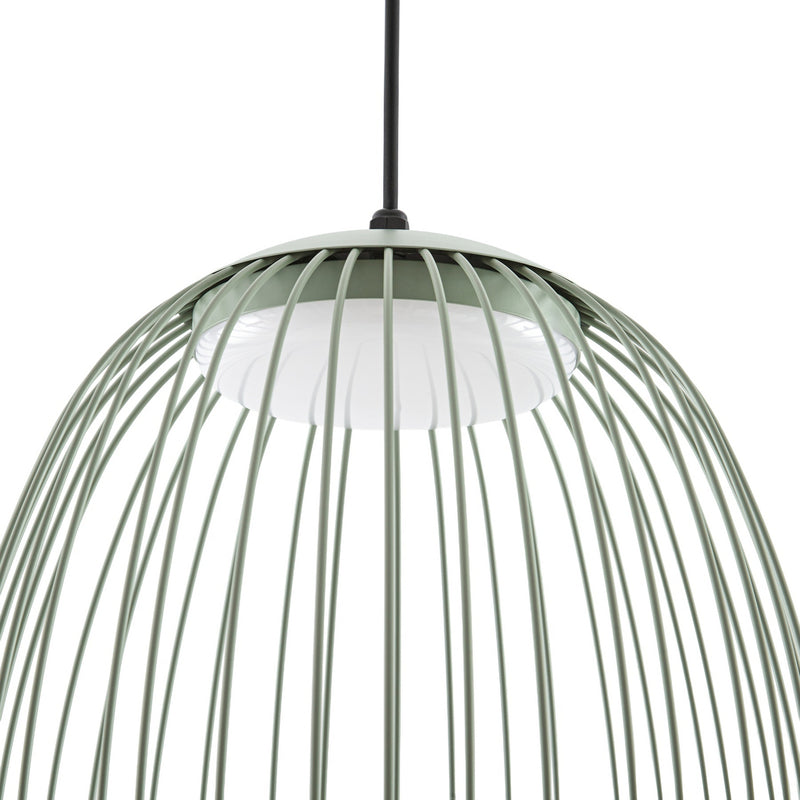 Lucande Außenleuchte Hängeleuchte Richi LED dimmbar Gartenlampe grün Ø35cm - 4255830912672