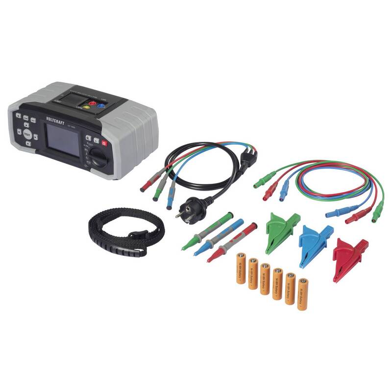 Voltcraft Installationstester IST 1000 VDE Norm 0100 RCD FI Test IP42 1,42kg - 4064161311135