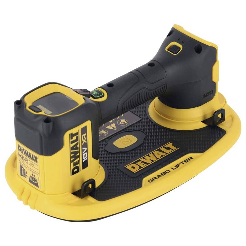 DEWALT DCE590 18V XR Vakuumheber Tragkraft 120 kg ohne Akku kabellos - 5054905322489