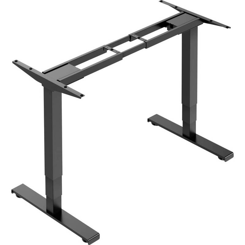 SpeaKa Professional Sitz- Steh- Schreibtischgestell Gestell SP-SDF-500 Schwarz - 4064161167077