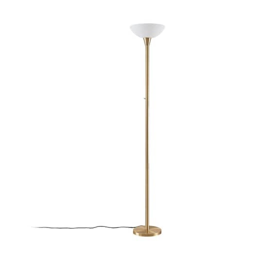 Lindby Stehlampe Ignacia LED Stehleuchte Lampe messingfarben 180cm E27 Leuchte - 4251096543407