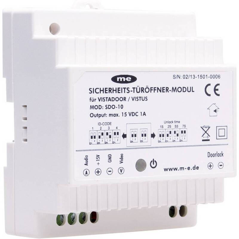 m-e modern-electronics Vistadoor Vistus Türsprechanlage Türöffner-Modul - 4250109170142