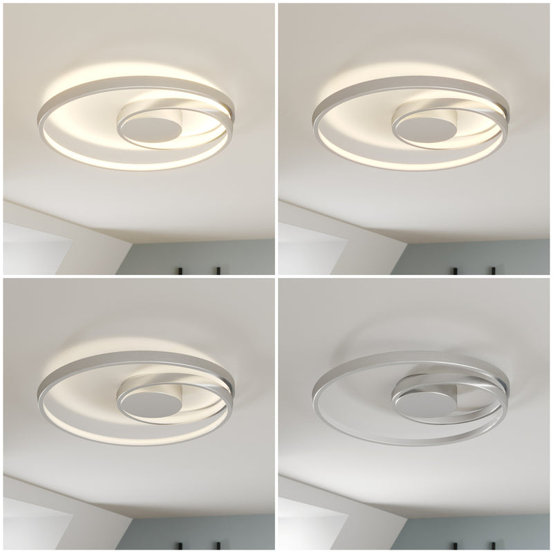 Lucande Deckenlampe LED Maire dimmbar Lampe Leuchte chrom Ø50cm warmweiß - 4251096573879