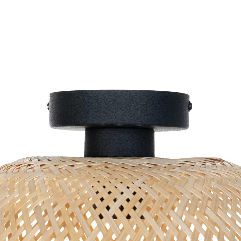 Lindby Deckenleuchte Dabila Bambus Deckenlampe Lampe Leuchte Pendellampe Ø 35 cm - 4251911764840