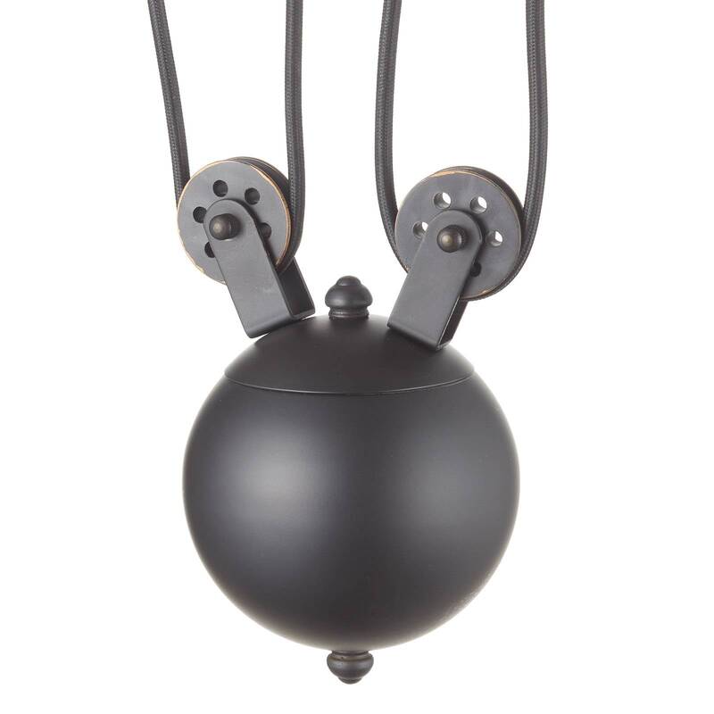 Westinghouse Hängeleuchte Iron Hill Hängeleuchte Lampe Leuchte 3fl. E27 schwarz - 4895105610751