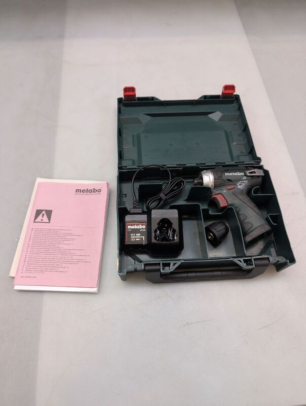 Metabo Akku-Bohrschrauber POWERMAXX BS BASIC 12V 2.0Ah Li-Ion mit 2 Akkus Koffer - 4061792196483