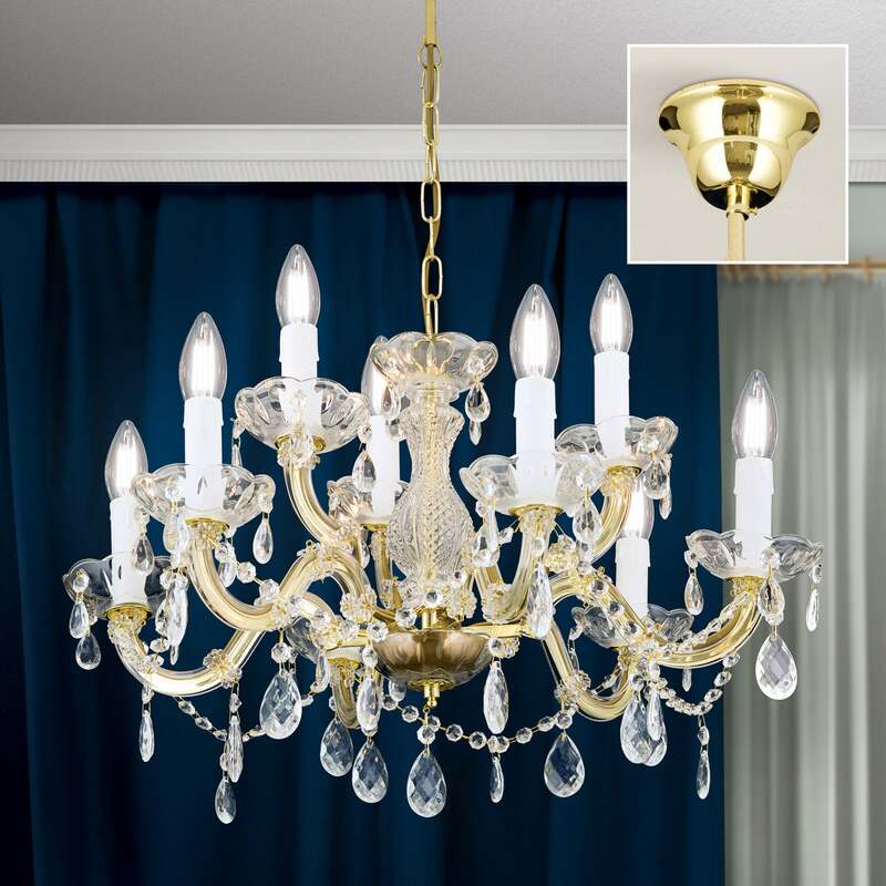 Orion Kronleuchter Marie Claire Deckenlampe Deckenlicht Leuchte Lampe LED E14 - 9003090090266