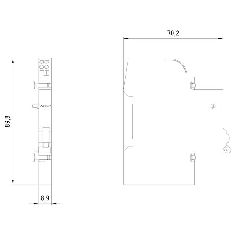 Siemens Hilfsschalter Schaltgerät Fehlerstromschutzschalter Sicherungsautomat DC - 4001869583365