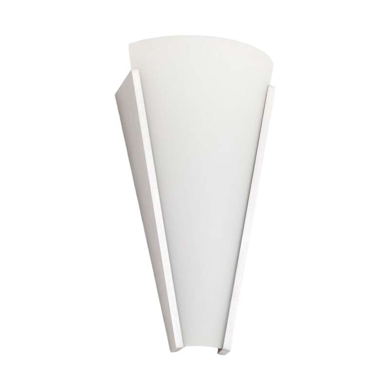 Lindby Wandleuchte Magnus LED Wandlampe dimmbar Glas Aluminium weiß 31cm - 6291105706360