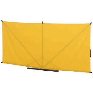 B-Ware Siena Garden Sichtschutz Paravent Ben gelb faltbar Terrasse 150x280 cm Polyester