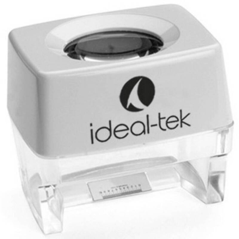 Ideal Tek Standlupe Lupe 818 01 weiß 8x Vergrößerungsfaktor Ø 24 mm Skala weiß - 7640144717346