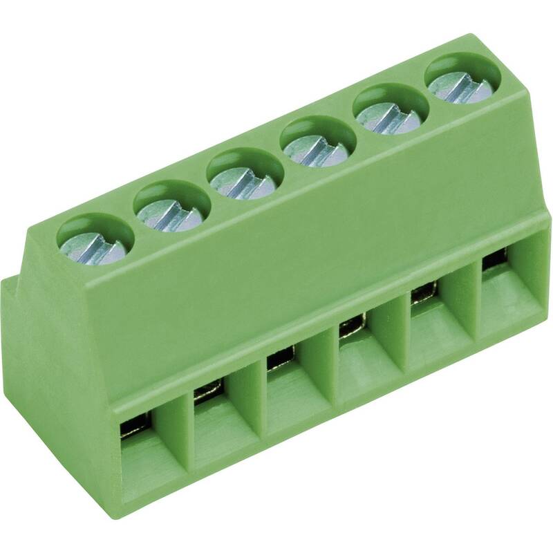 PTR Hartmann 50692120021E Schraubklemmblock 0.75 mm² Polzahl 12 Grün 1 St. - 2050001584700