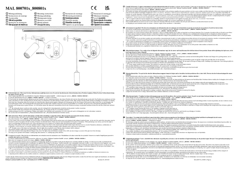 Briloner Schienensystem RAIL 230V schwarz 4 LED-Pendel 1,5m dimmbar - 4002707461388