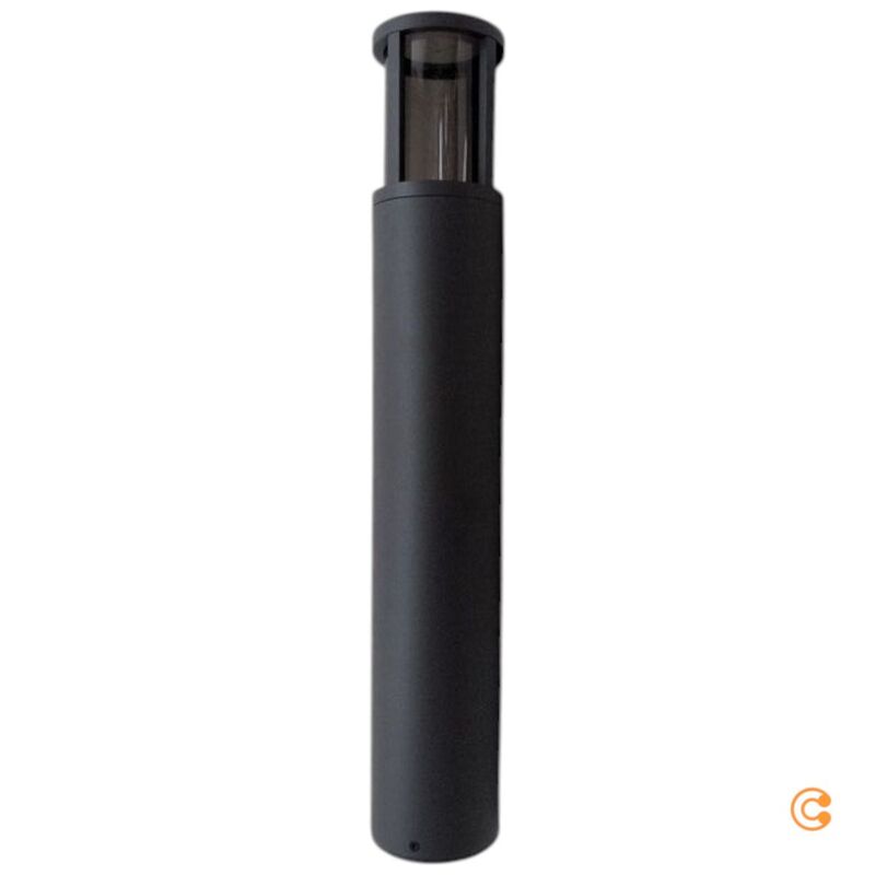 Deko-Light Wegeleuchte Facado II Gartenleuchte LED dimmbar grau/rauch Ø11cm IP65 - 4042943179036