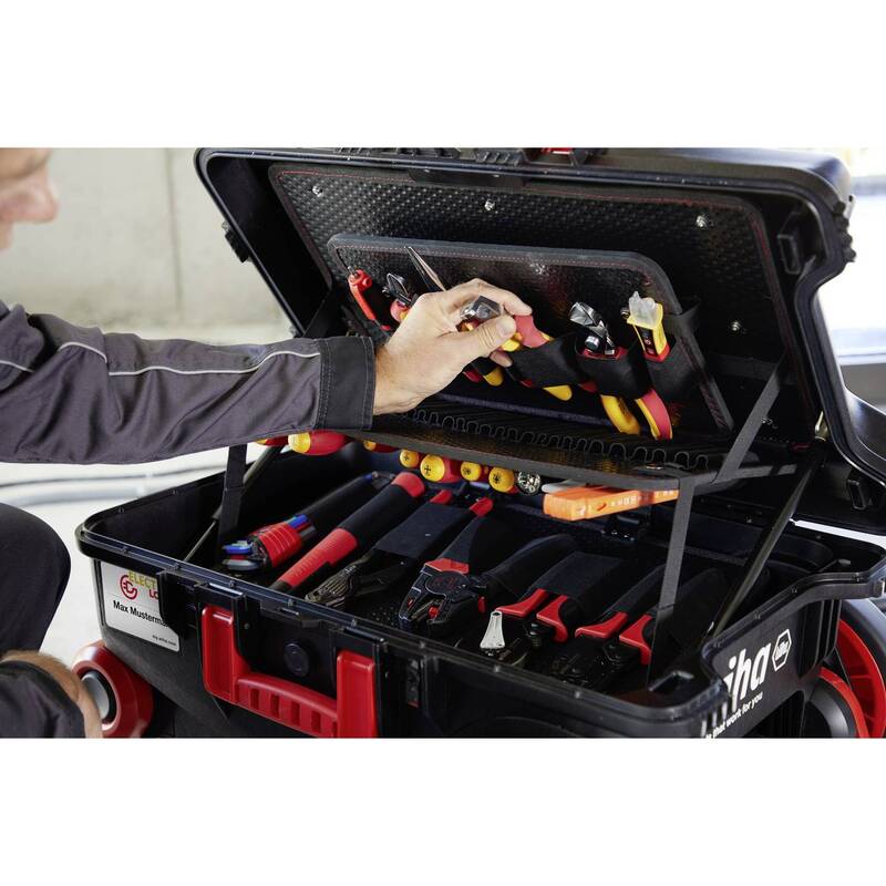 Wiha Werkzeugkoffer Handwerker 104-teilig Profi Set Elektriker schwarz 680x497mm - 4010995441289