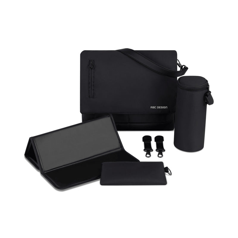 ABC Design Wickeltasche Urban Coal Vegan Leder schwarz Wickelunterlage Beutel - 4045875093777