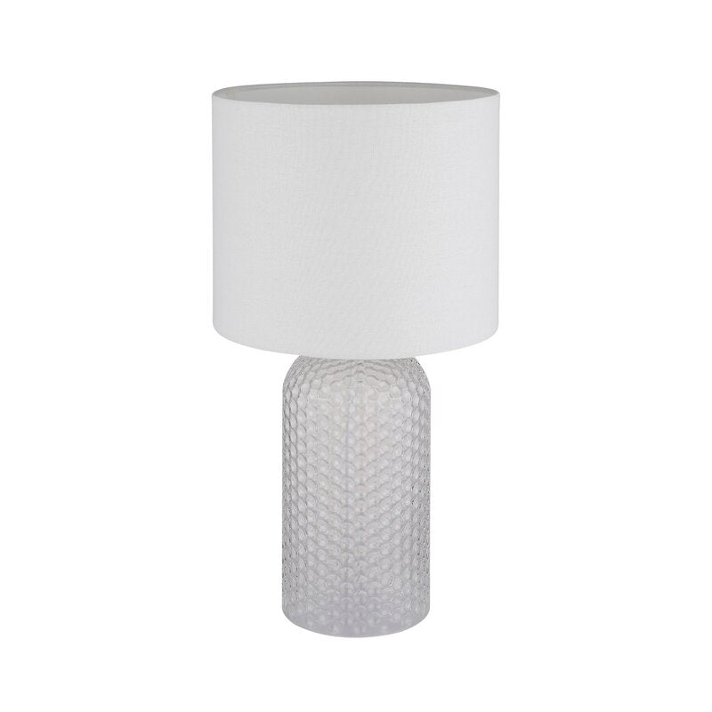 Globo Lighting Tischleuchte Lampe Sofia Glas weiß Ø 26,5 cm Höhe 50 cm - 9007371475544