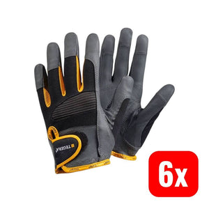 6x B-Ware TEGERA Schutz-Handschuhe Microthan Größe 10 (XL) 6 Paar mit Klettverschluss