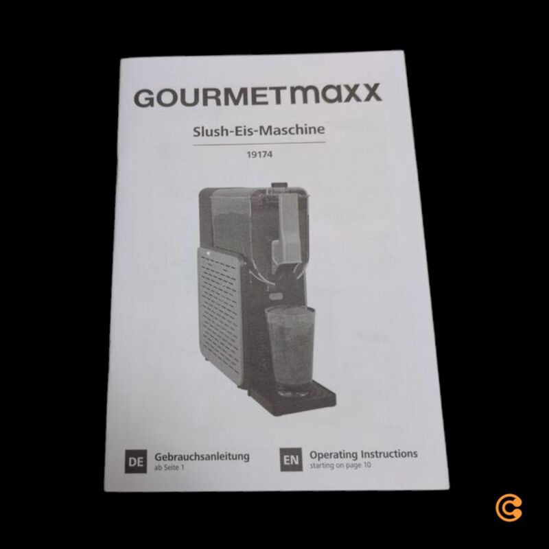 GourmetMaxx Slush Maschine FreezeUp 200W schwarz grau 2,8l Slushy Maker Gerät - 4067522092056