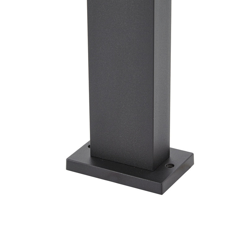 Lindby Wegeleuchte Enerio Gartenleuchte LED Pollerleuchte schwarz 80cm IP44 - 4255830909207