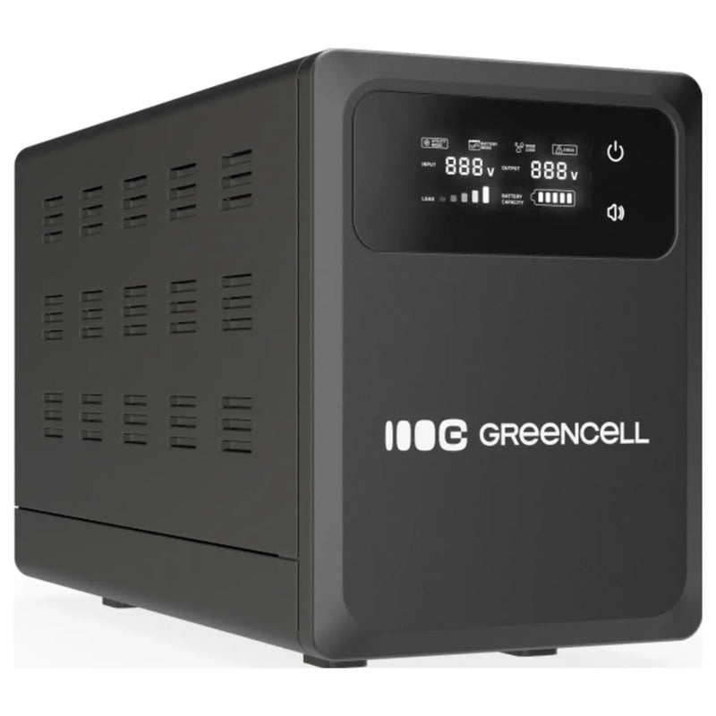 Green Cell USV Notstromversorgung Stromausfall Schwarz Powercore LC Display 800V - 5904326376601
