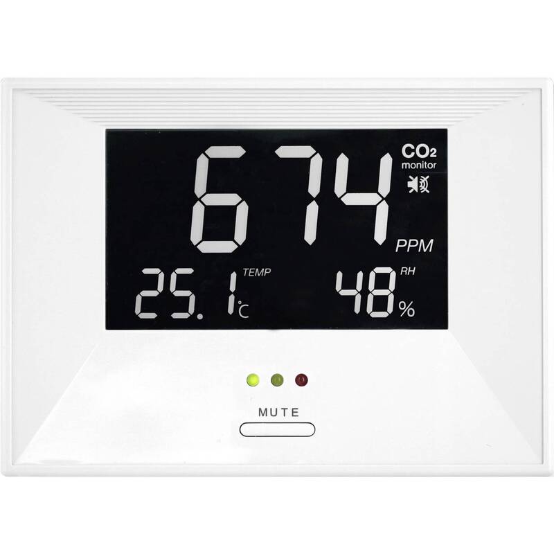 TFA Dostmann AirCo2ntrol Life CO2-Messgerät mit digitaler Anzeige - 4009816023995