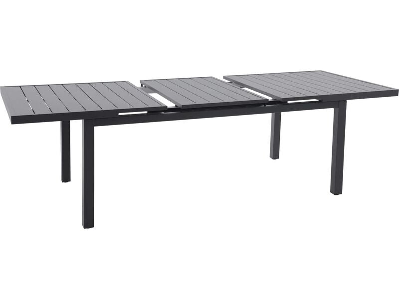 Gartentisch Outdoor Tisch Grovedale ausziehbar 240cm x 100cm anthrazit für 8 - 4007873330551