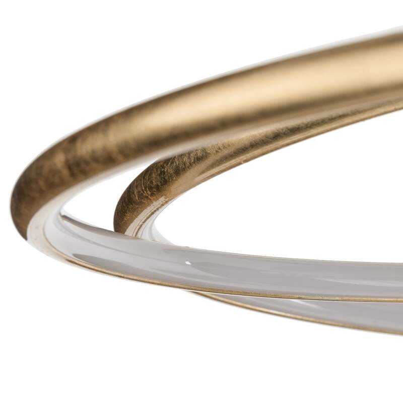 Lindby Deckenleuchte Deckenlampe LED Joline gold Metall Kunststoff Wohnraum Bele - 4251096529043
