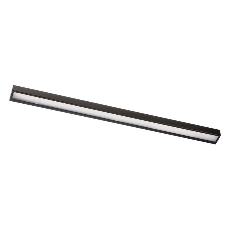LED Wandleuchte Mera schwarz 120cm 28W 4000K Lampe Leuchte Wandlampe IP20 - 5903148515236
