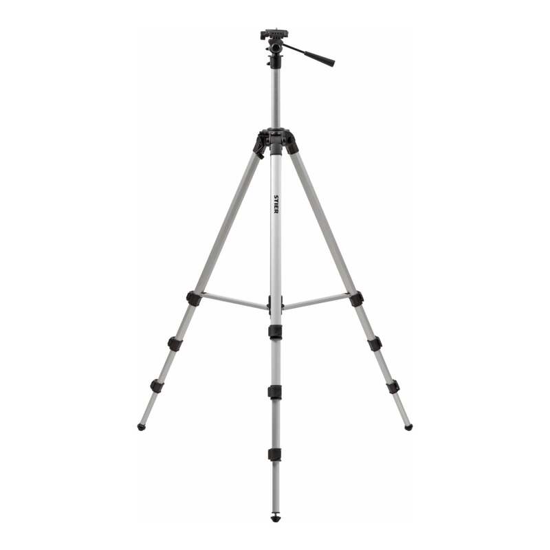 STIER Stativ Kamerastativ Aluminium 250cm 3,2kg Tragetasche verstellbar 1/4 Zoll - 4251709619246