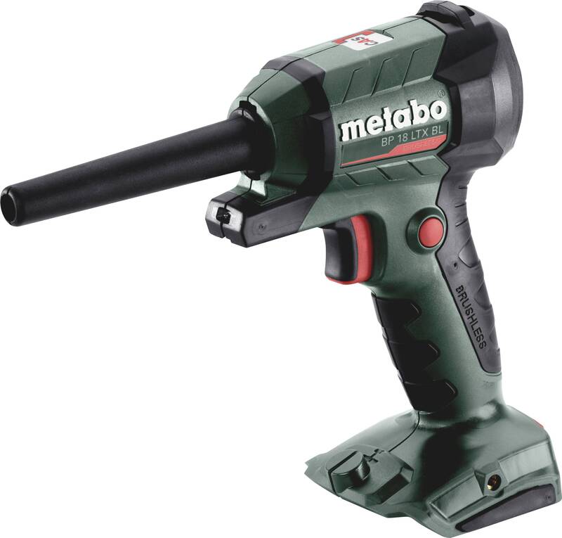 Metabo BP 18 LTX BL Akku-Blaspistole 18V 122m/s 400g mit Düsensatz schwarz - 4061792249592