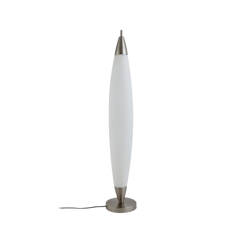 Lucande Stehleuchte Standlampe LED Tarell weiß nickel dimmbar Wohnzimmerlampe - 4251911794731