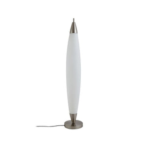 B-Ware Lucande Stehleuchte Standlampe LED Tarell weiß nickel dimmbar Wohnzimmerlampe