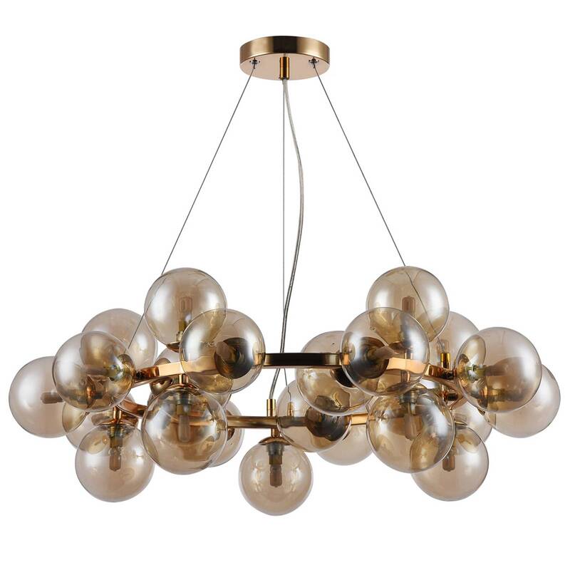 Maytoni Dallas Pendelleuchte Hängelampe Deckenlampe Lampe Leuchte Licht G9 gold - 4251110077079
