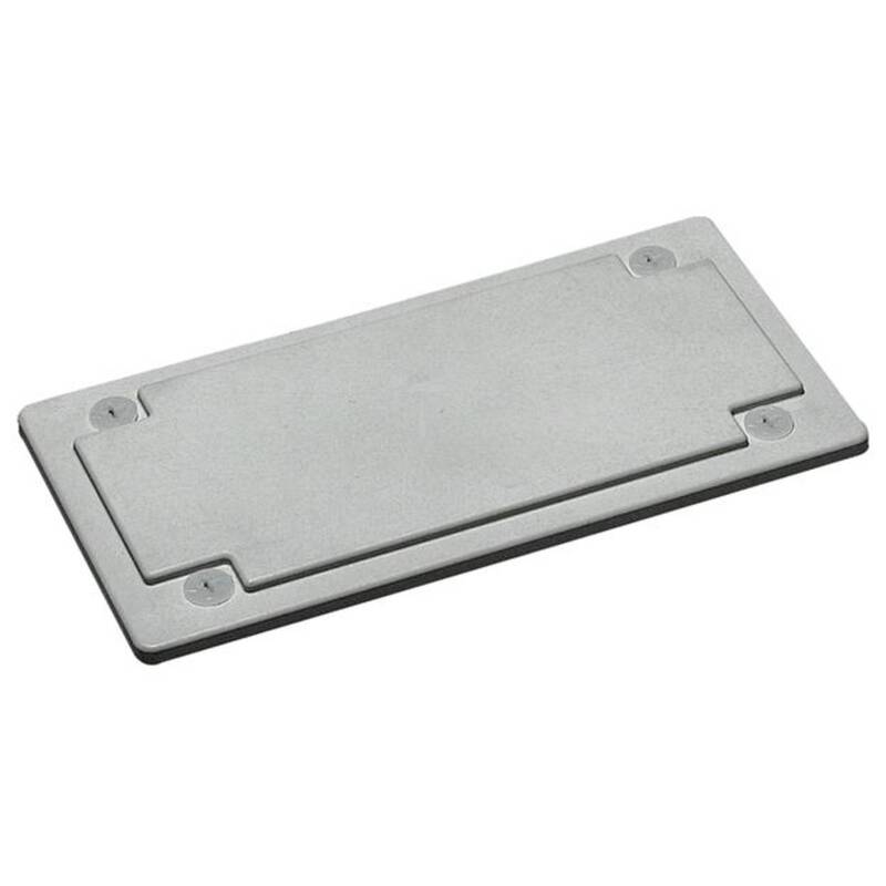 Hager Leitungseinführung Leitungseinlass FZ404 blind gerade 141 x 92 mm 2 STÜCK - 3250612764044
