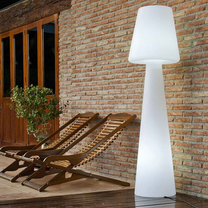 Newgarden Stehleuchte Lola LED Lampe Leuchte warmweiß 165cm Gartenlampe weiß - 8436542230414