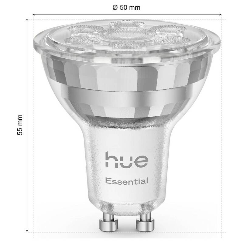 Philips LED-Leuchtmittel Hue Essential WACA dimmbar warmweiß bis kaltweiß 3er - 8721103103758