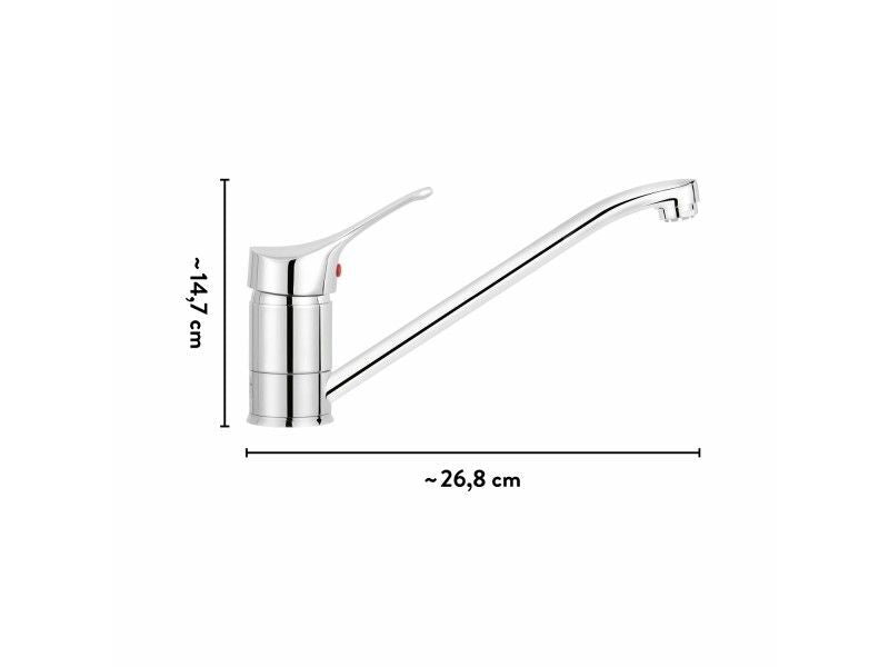 baliv Niederdruck-Küchenarmatur KI-5170 N Chrom Einhebelmischer schwenkbar 130° - 4007873903526