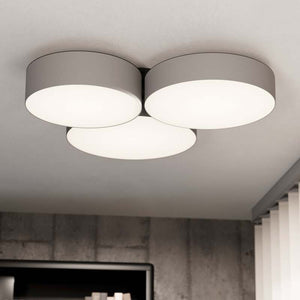 B-Ware EGLO connect Deckenleuchte Barbano-Z LED dimmbar grau 60,5x56,5cm Smart Home