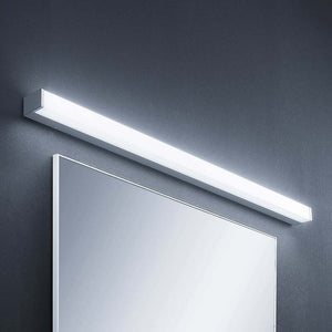 B-Ware Lindby Wandleuchte Klea LED Lampe Badezimmerlampe chrom 120cm IP44 weiß 3000K