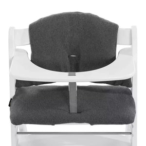 B-Ware Hauck Sitzverkleinerer Hochstuhlauflage Alpha Select Jersey Charcoal 2-teilig