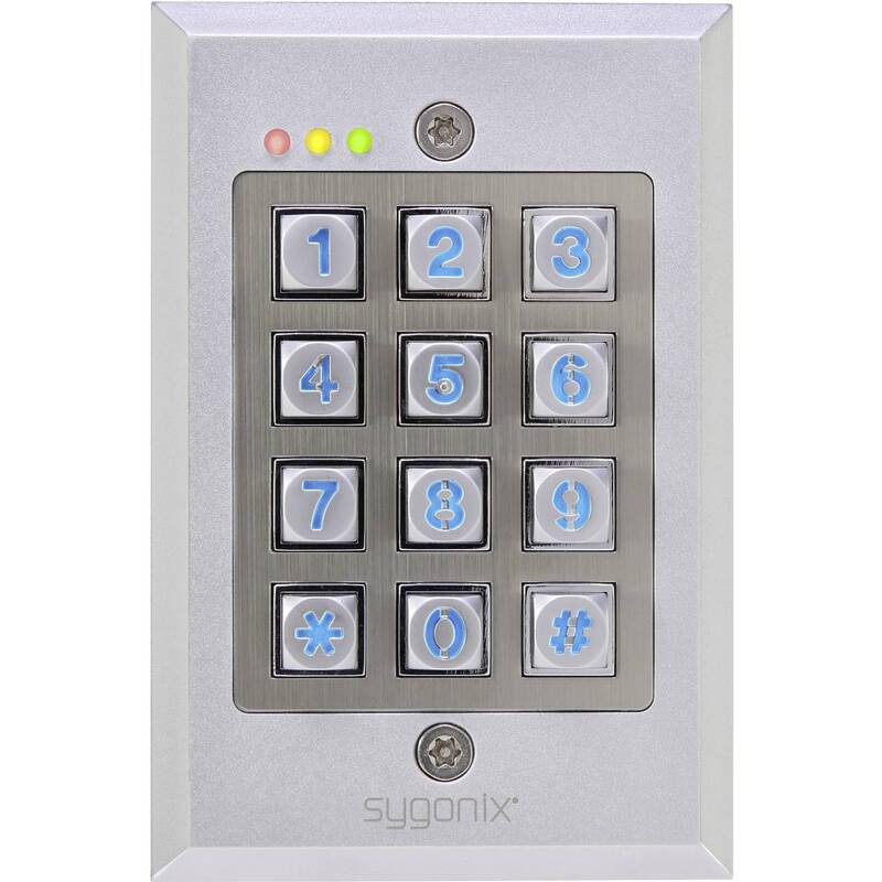 Sygonix Codeschloss Türschloss Sicherheitsschloss Zahlen Schloss Code beleuchtet - 4016139196817