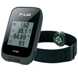 B-Ware Polar Fahrradcomputer M460 OH1 Sensor GPS Pulsmesser Trainingspartner schwarz