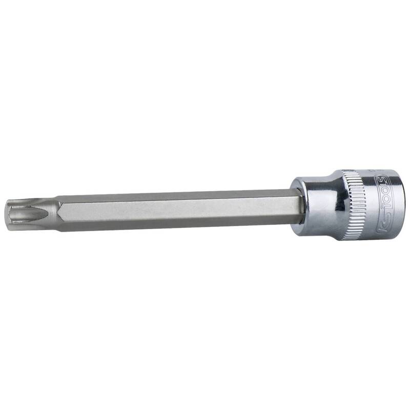 KS Tools Stecknuss Nuss Torx Innenvierkant T45 CV Stahl 100 mm 8 STÜCK - 4042146357798
