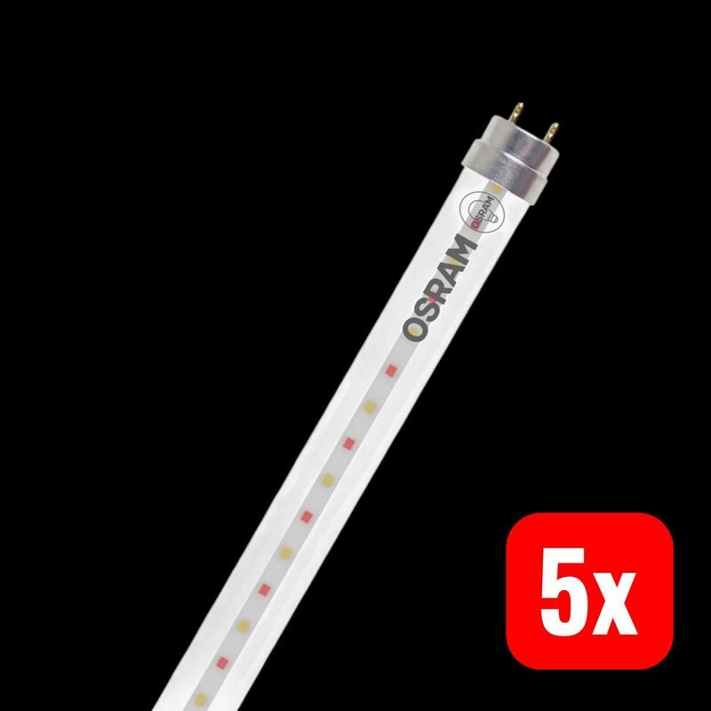OSRAM LED-Pflanzenlampe Röhrenlampe T8 6.6W warmweiß G13 604mm 450 Lumen 1 St. - 4099854178115