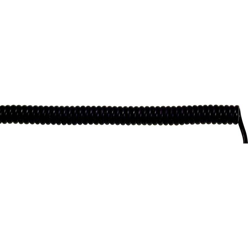 LAPP Spiralkabel UNITRONIC SPIRAL 500mm 2000mm 18x0,25mm² geschirmt schwarz 1 - 4044777545643