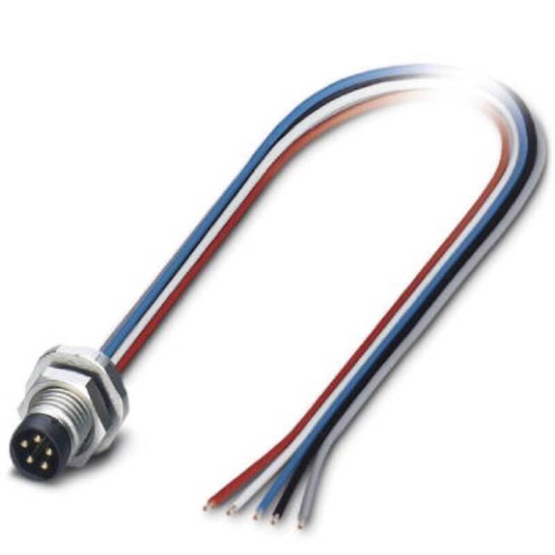 Phoenix Contact Sensor-/Aktor-Einbausteckverbinder M8 Stecker 5-polig 0,5m IP67 - 4046356712460