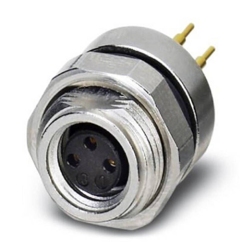 Phoenix Contact Einbaustecker Steckverbinder Sensor Aktor Buchse M8 3polig Löten - 4017918178666